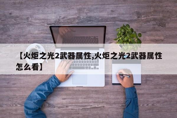 【火炬之光2武器属性,火炬之光2武器属性怎么看】